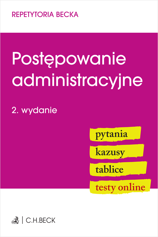 Postępowanie administracyjne Pytania Kazusy Tablice Testy